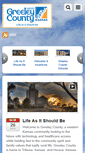 Mobile Screenshot of greeleycounty.org