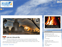 Tablet Screenshot of greeleycounty.org